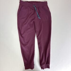 Cotopaxi Abrazo Fleece Jogger Pants Womens XL Burgundy Maroon Drawstring